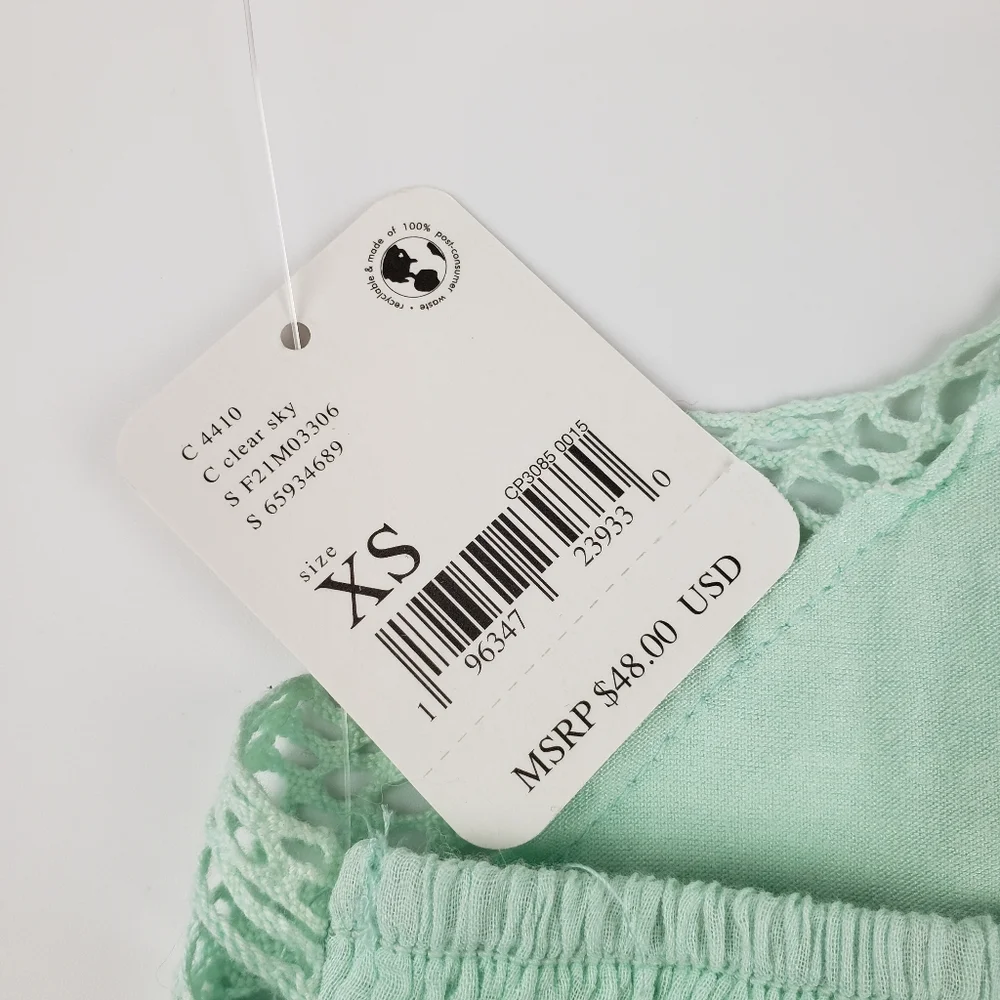 Free People Intimately Free NWT Mariana Bralette Size XS in Clear Sky
